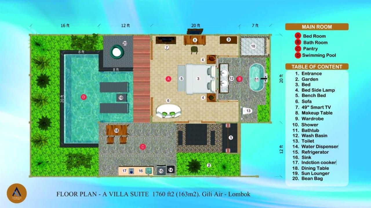 A Villa ギリ・アイル エクステリア 写真